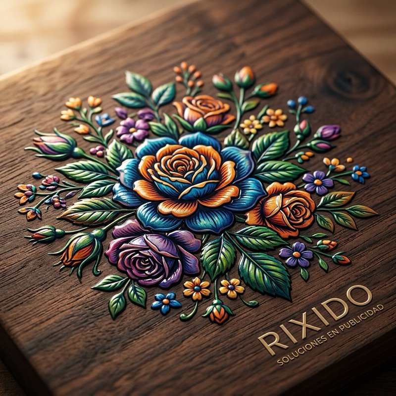 Impresión UV sobre madera